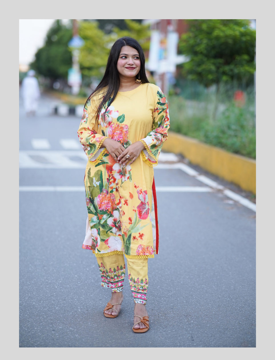 Co-Ords set Deshi (Yellow)